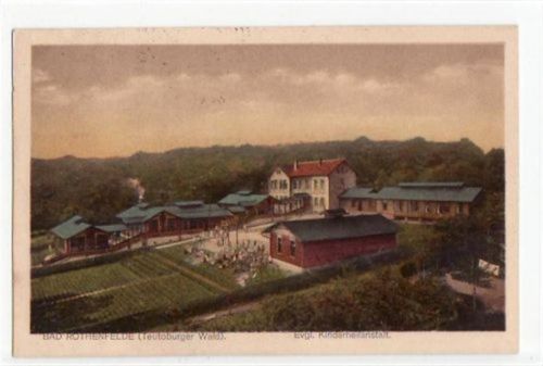 Bad Rothenfelde Bad Rothenfelde mit Evgl. Kinderheilanstalt gelaufen, mit Marke und Stempel von 1926. Gute Erhaltung.