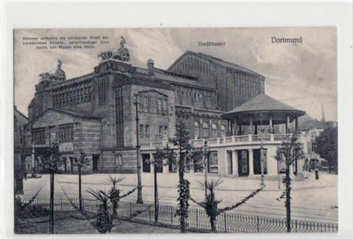 Dortmund Dortmund mit Stadttheater ungelaufen Gute Erhaltung.