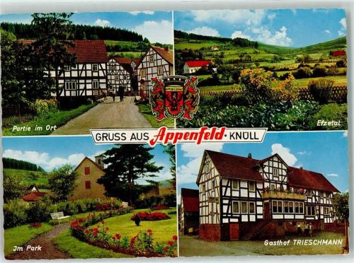 Appenfeld Efzetal Park Gasthaus Trieschmann Wappen Fachwerk