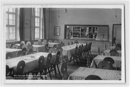 Sonthofen. Kantine der Kaserne. Feldpost Kleine Knicke, leicht bügig, leicht fleckig, sonst gut erhalten