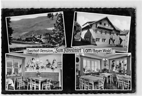 Lam im Bayerischen Wald. Gasthof-Pension Zum Rösslwirt gelaufen. Gute Erhaltung.