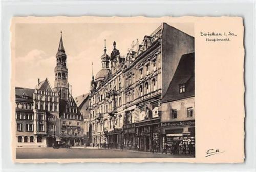 Zwickau Zwickau in Sachsen. Hauptmarkt ungelaufen Sehr gut erhalten.