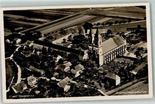 94557 W8351 Niederalteich - Kloster Niederaltaich Fliegeraufnahme
