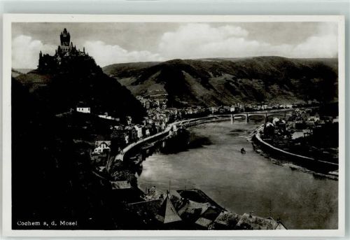Cochem Reichsburg Cochem Mosel Moselbrücke