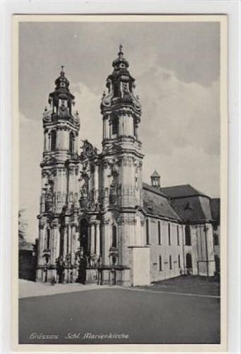 Grüssau / Krzeszów - Kreis Landeshut / Kamienna Góra. Marienkirche ungelaufen Sehr gut erhalten.