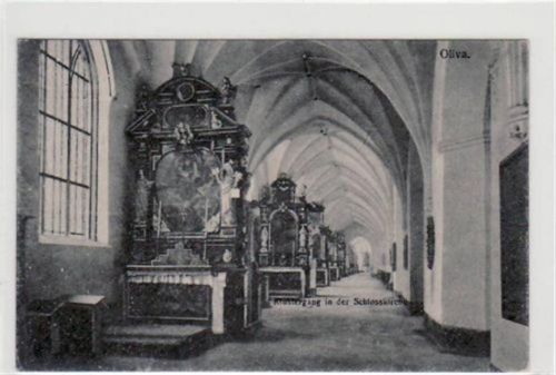 Oliva Oliva / Oliwa mit Klostergang i.d. Schlosskirche ungelaufen Gute Erhaltung.