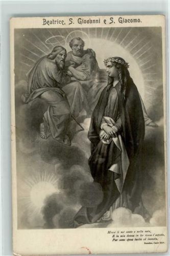 Beatrice , S. Giovanni e S. Giacomo , Dichter Dante