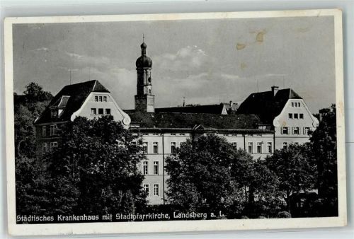 Landsberg Städtisches Krankenhaus Stadtpfarrkirche