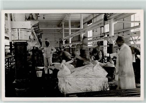 Metzger Industrie Schlachtung AK Fleischerei Foto AK