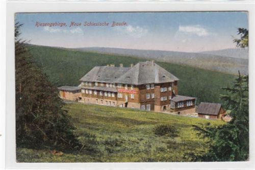 Neue Schlesische Baude / Schronisko Hala Szrenicka - Kreis Hirschberg / Jelenia Góra im Riesengebirge ungelaufen Rückseite leicht stockfleckig, sonst gut erhalten