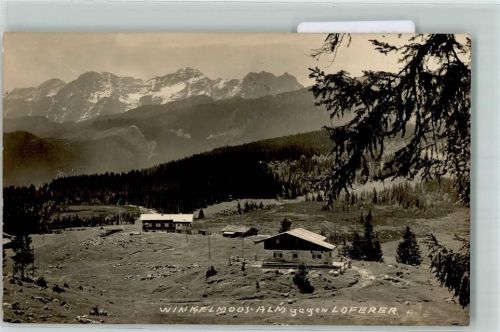 Winklmoos-Alm Winklmoosalm Loferer Hüttenstempel