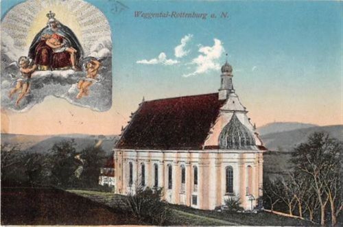 Weggental-Rottenburg am Neckar. Kiche Mutter Gottes. Feldpost Gute Erhaltung.