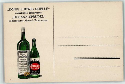 Dosana Sprudel König Ludwig Quelle AK Getränk alkoholfrei