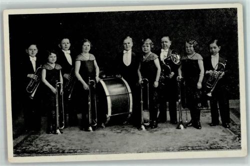 Magdeburg Willy Heep Künstler Musik Blasinstrumente Truppe Verlag Gebr. Garloff