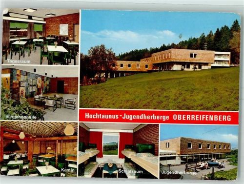 Oberreifenberg Jugendherberge Tagesraum Eingangshalle Kamin Schlafraum