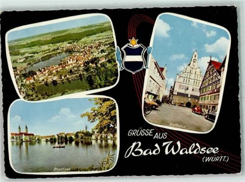 Bad Waldsee Rathaus Fachwerkhaus Stadtsee