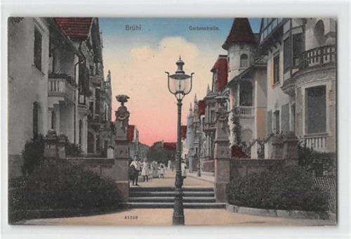 Brühl. Gartenstraße. Feldpost Leichter Stempeldurchdruck, sonst gut erhalten