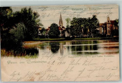 Wolfenbüttel 1900 Stadtgraben