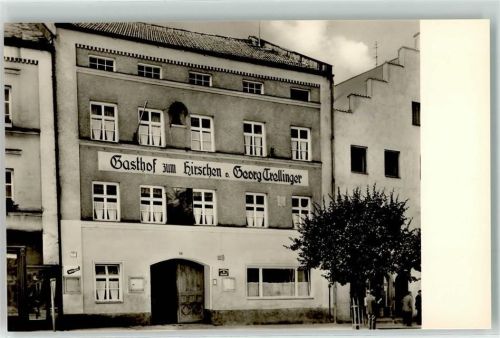 Viechtach Gasthaus zum Hirschen Emailleschild