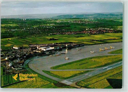 Filderstadt Fliegeraufnahme Flughafen Stuttgart Flugzeug Tanklager
