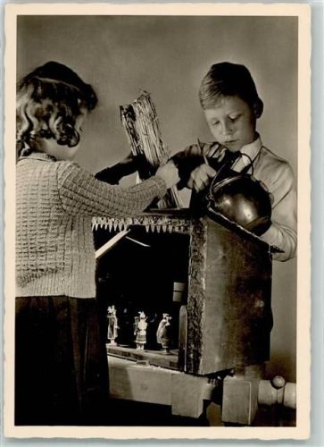 Puppenstube Kinder basteln AK