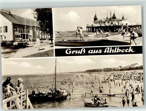 Ahlbeck Strand Segelboot Nixe