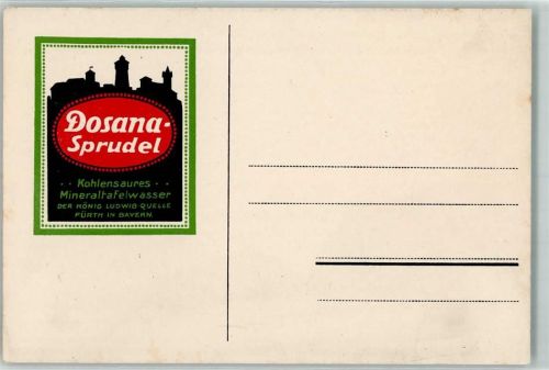 Fürth Dosana-Sprudel Postkarte
