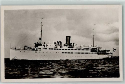 1928 M.S. Hansestadt Danzig und Bordstempel Bäderschiff