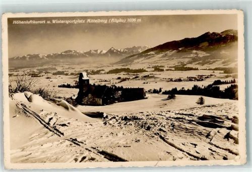 Mittelberg Kirche von Mittelberg Winter