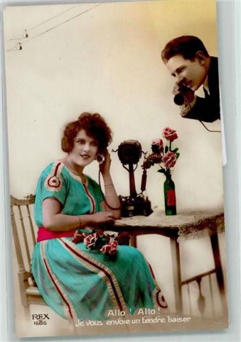 1924 Fotomontage handcoloriert Verlag REX Serie 1686 AK