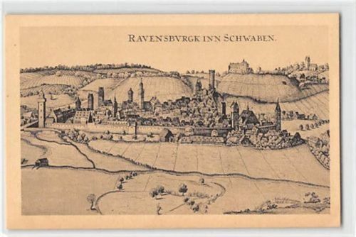 Ravensburg Ravensburg, Künstlerkarte. ungelaufen Leicht bügig, sonst gut erhalten