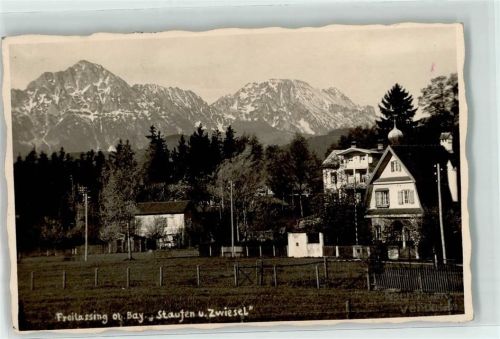 83395 W8228 Freilassing Foto AK Staufen Zwiesel