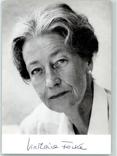 Dr. Katharina Focke MdEP Faksimile Unterschrift