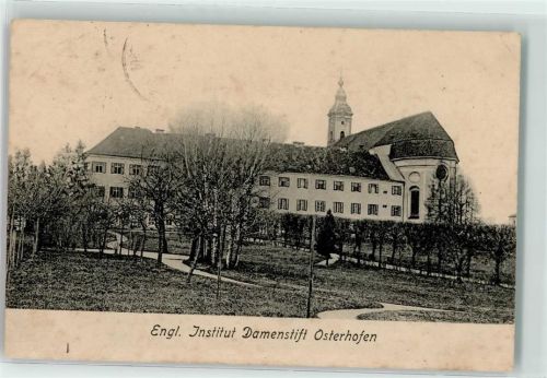 94486 W8353 Osterhofen , Niederbay 1911 - Engl. Institut Damenstift