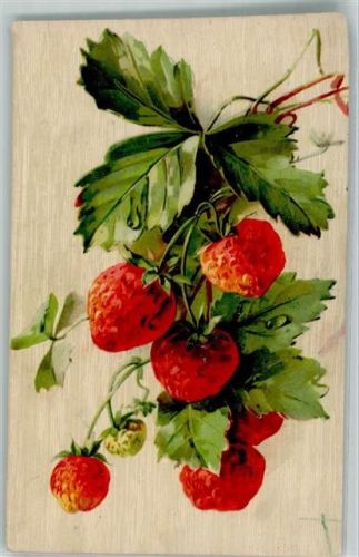 1910 Erdbeeren AK