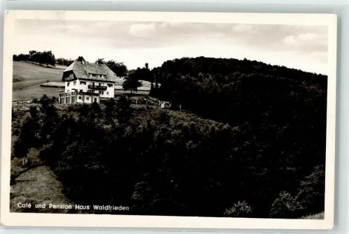 77978 W7631 Schweighausen , Schutter - Gasthaus Cafe und Pension Haus Waldfrieden