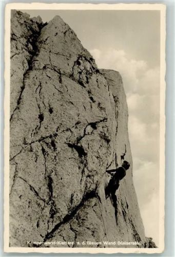 Kampenwand-Kletterei a.d. Blauen Wand , Chiemgauer Alpen