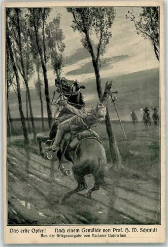 Das erste Opfer - Kriegsausgabe von Reclams Universum