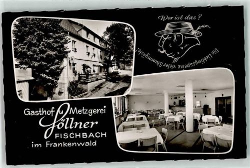 96317 W8640 Fischbach , Kr Kronach - Gasthaus u. Metzgerei Söllner
