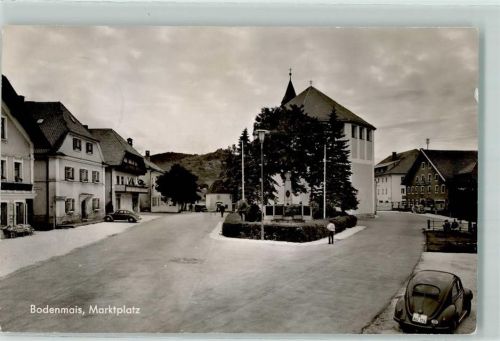 Bodenmais Marktplatz VW Käfer Ovales Heckfenster