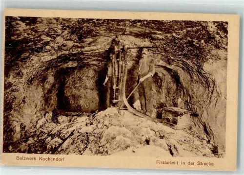 Kochendorf 1926 Firstarbeit in der Strecke AK