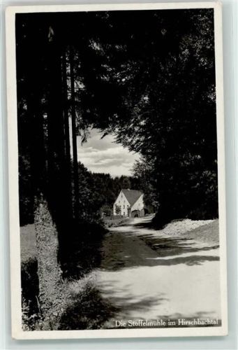 Hirschbach die Stoffelmühle im Hirschbachtal