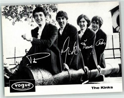 The Kinks Faksimile Unterschrift