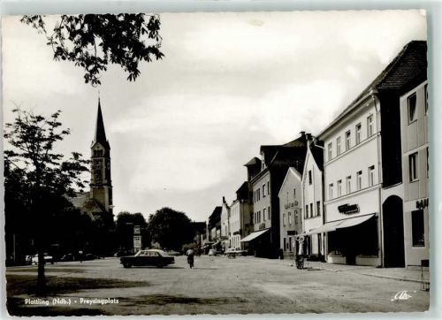Plattling Preysingplatz Auto