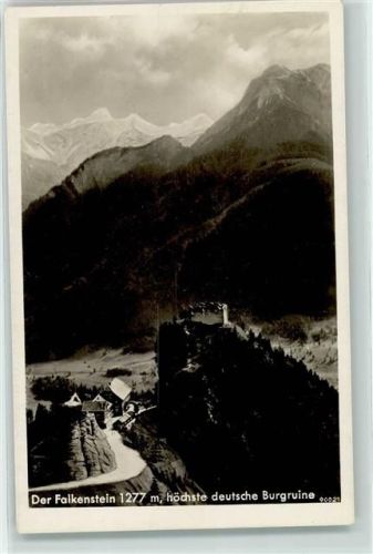 Pfronten Ruine Falkenstein Stempel Falkenstein