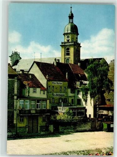 Kitzingen Blick zur Stadtkirche