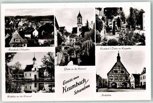 Krumbach An der Kammel Marktplatz Kirchlei an der Kammel