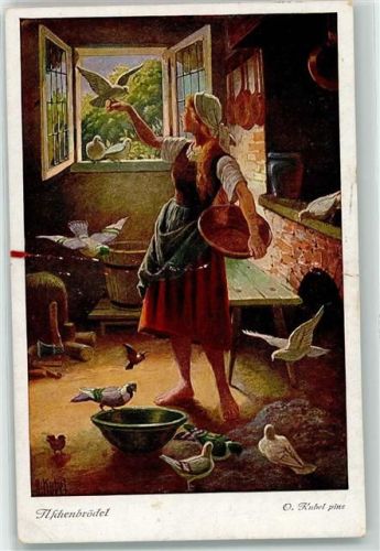 Märchen Aschenbrödel Nr. 2 FPhG Serie 154 Nr. 3875 AK Kubel, O. Gebrauchsspuren