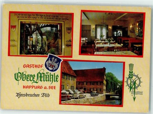 Happurg Gasthaus Obere Mühle Gaststube VW-Käfer