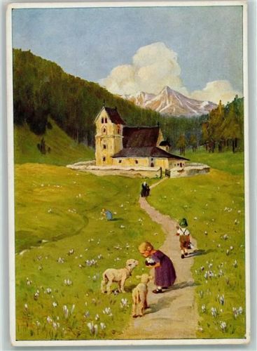 1941 Frühling in den Bergen Verlag Josef Müller Nr. 4445 AK
